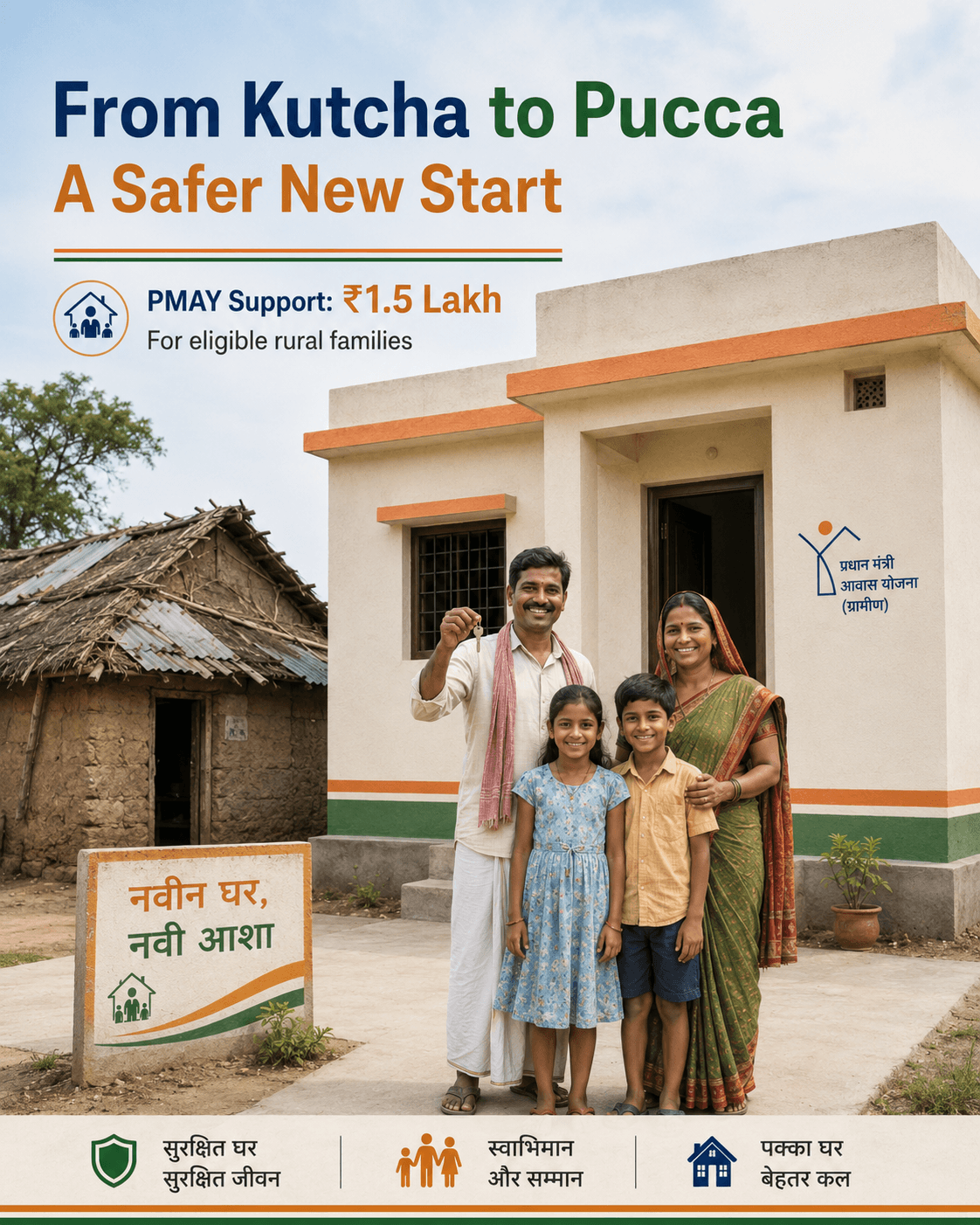 From Kutcha to Pucca — A Safer New Start